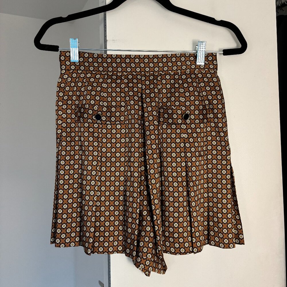 Sandro Printed Mini Shorts